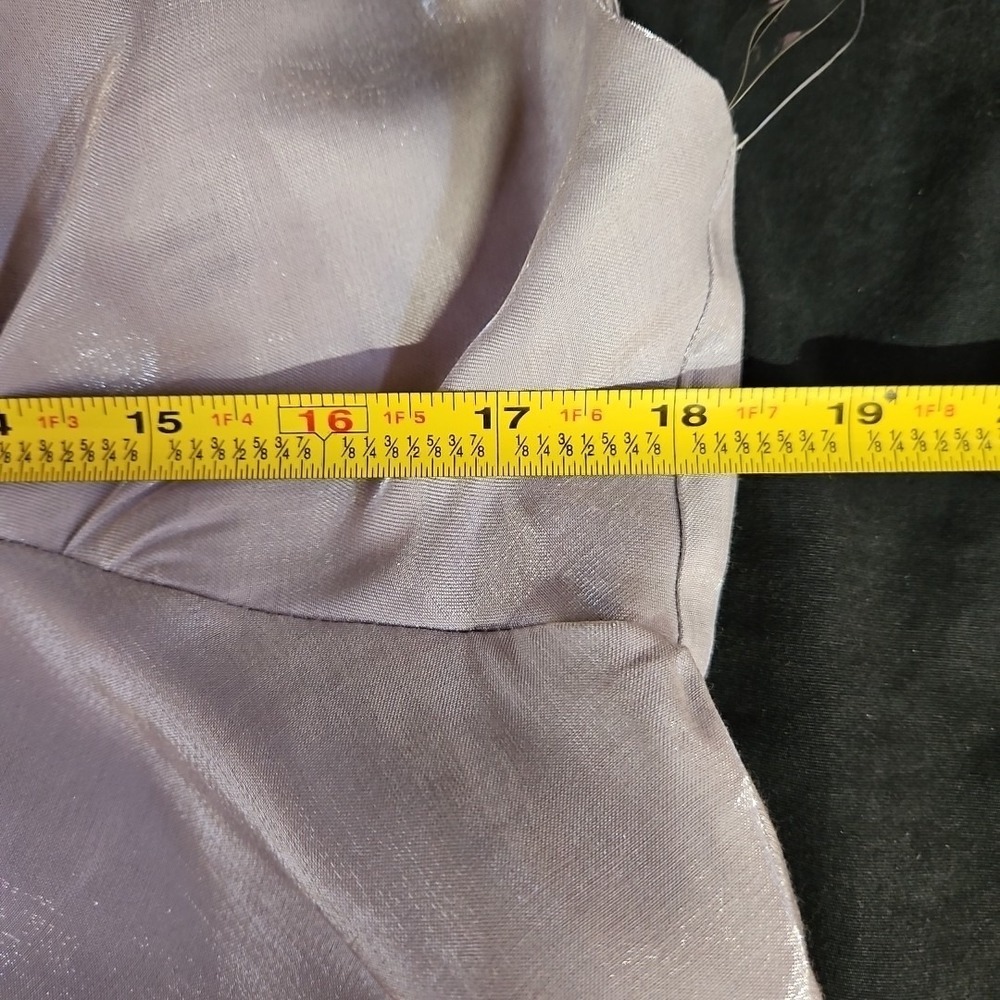 Wild‎ Fable Shimmery Gray Maxi Slip Dress Size XL NWOT Fairy Formal Prom Event - Picture 7 of 9
